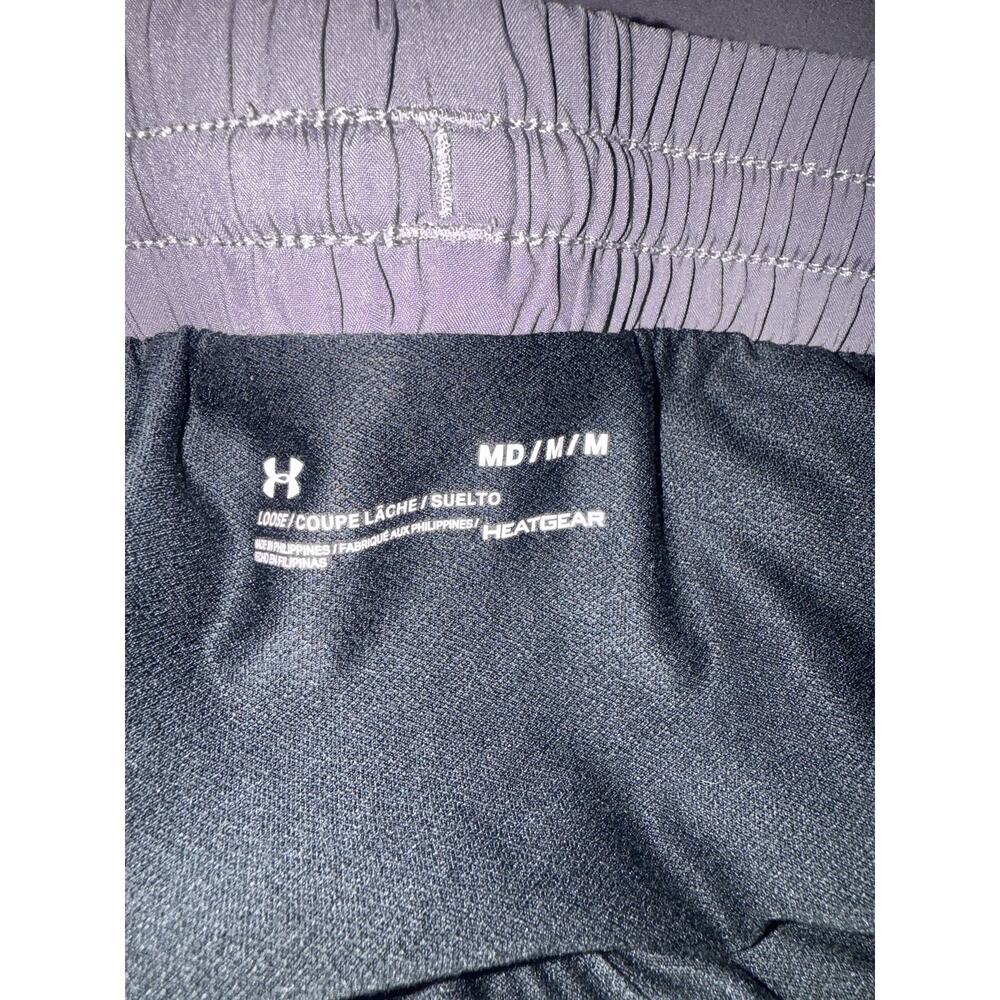 Under Armour Shorts Womens Medium Running Athletic Lightweight Lined - Picture 3 of 4